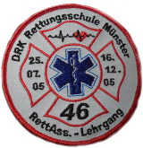 Ärmelabzeichen Rettungsdienst Rettungsschule M