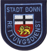 Ärmelabzeichen Rettungsdienst Bonn